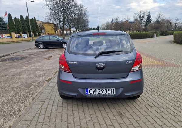 Hyundai i20 cena 24900 przebieg: 168000, rok produkcji 2014 z Pajęczno małe 191